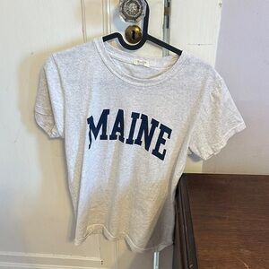 Brandy Melville Light Gray T-Shirt